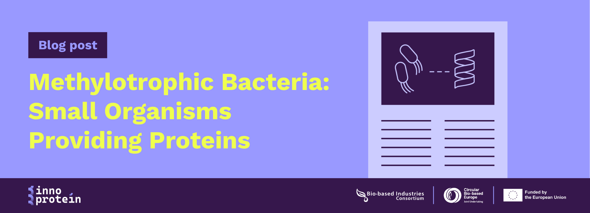 Methylotrophic Bacteria: Small Organisms Providing Proteins
